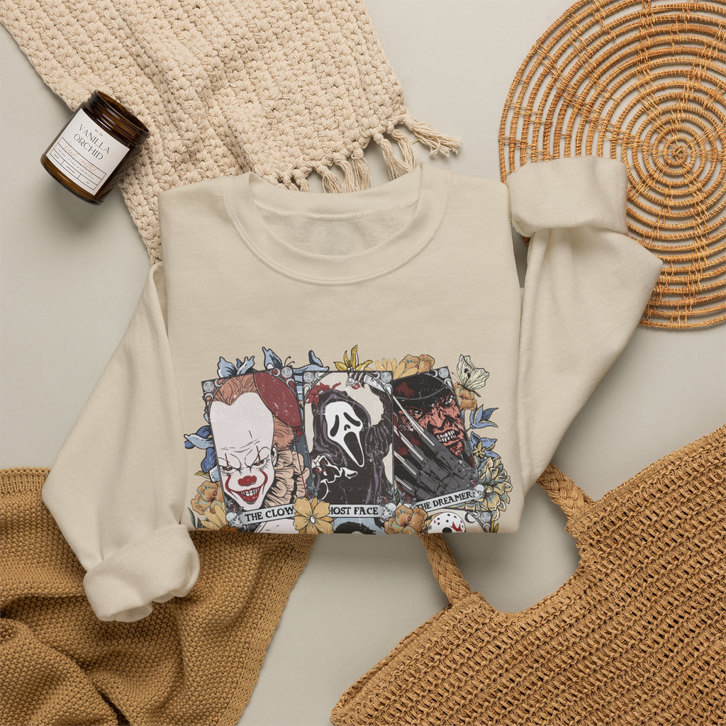 Horror Movie Icons Crewneck Sweatshirt