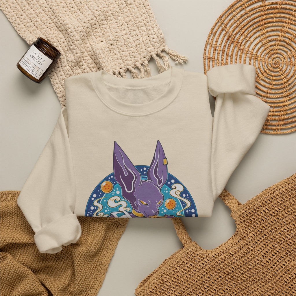 Beerus & Ramen Graphic Sweater