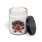 9oz Scented Soy Candle — Bold Mythic Dragon Art, Spiced Amber & Smoke
