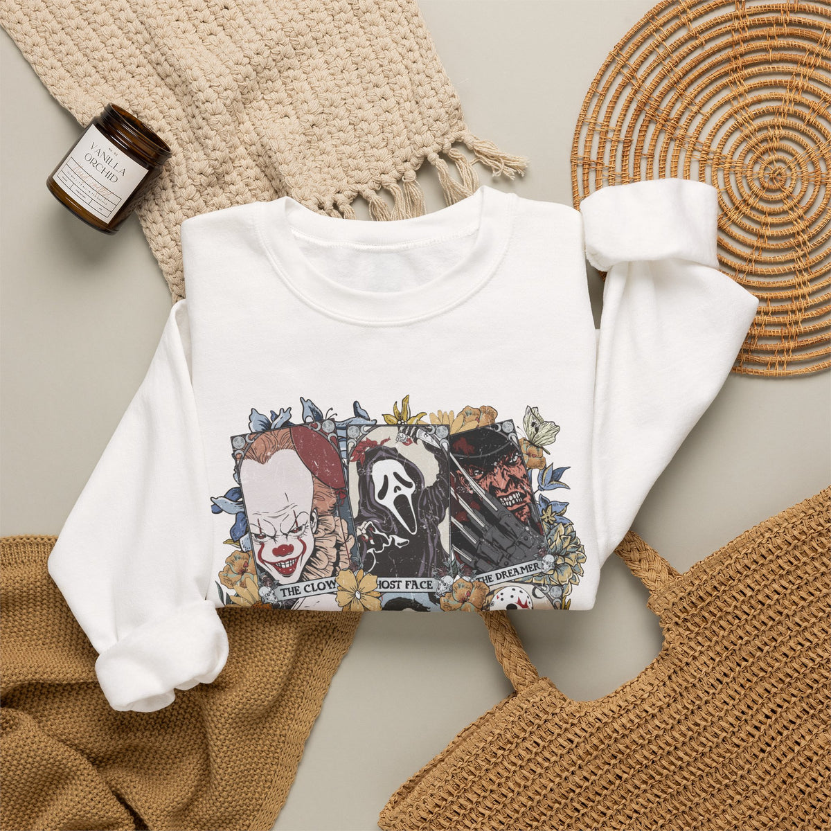 Horror Movie Icons Crewneck Sweatshirt