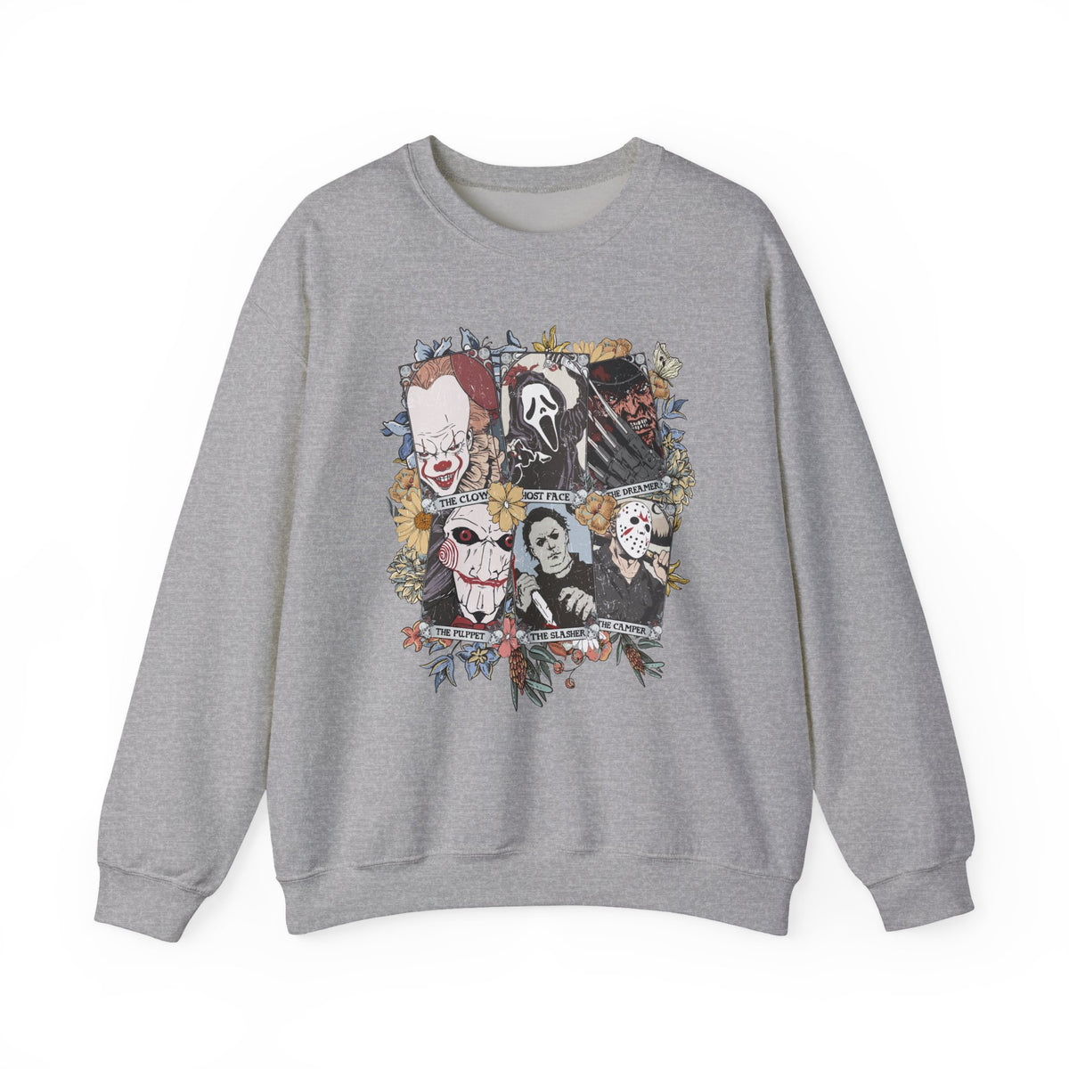 Horror Movie Icons Crewneck Sweatshirt