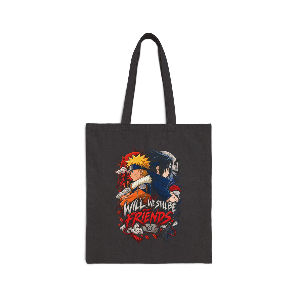 Anime 'Will We Still Be Friends?' Cotton Canvas Tote Bag
