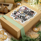 Horror Icons Kiss-Cut Sticker Pack — Pennywise, Ghostface, Freddy, Jigsaw, Michael Myers & Jason