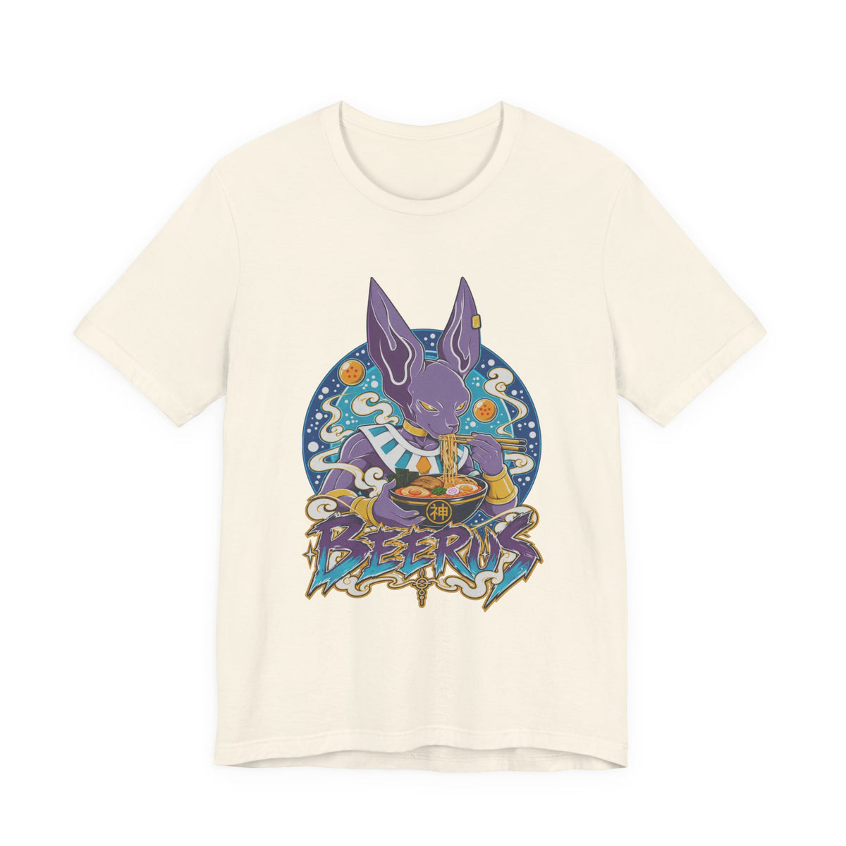Beerus & Ramen Graphic T-shirt