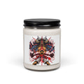 9oz Scented Soy Candle — Bold Mythic Dragon Art, Spiced Amber & Smoke