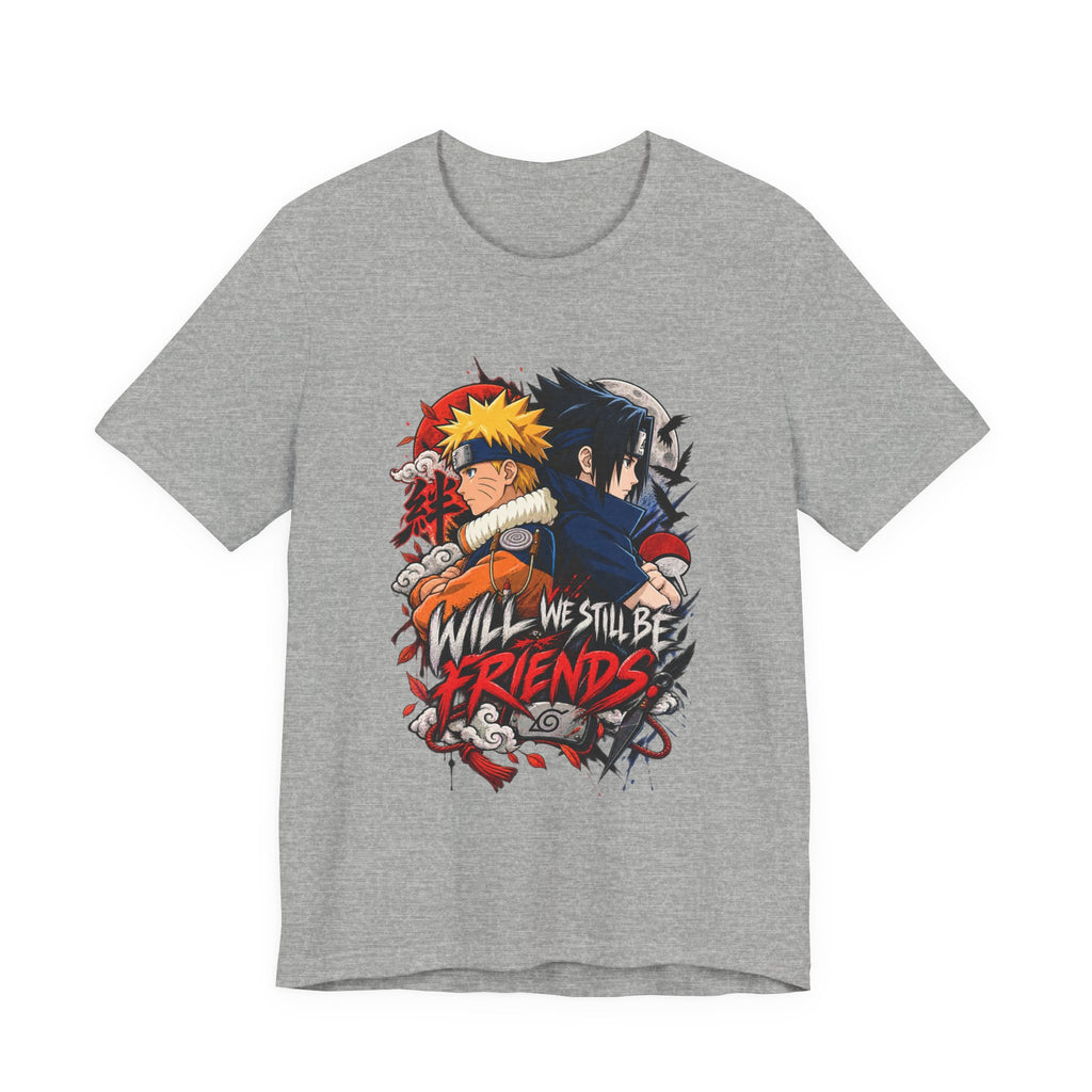 Anime Friendship Tee — "Will We Still Be Friends" Graphic T-Shirt