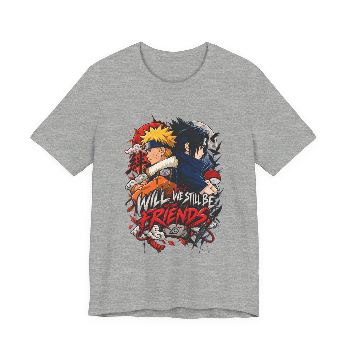 Anime Friendship Tee — "Will We Still Be Friends" Graphic T-Shirt