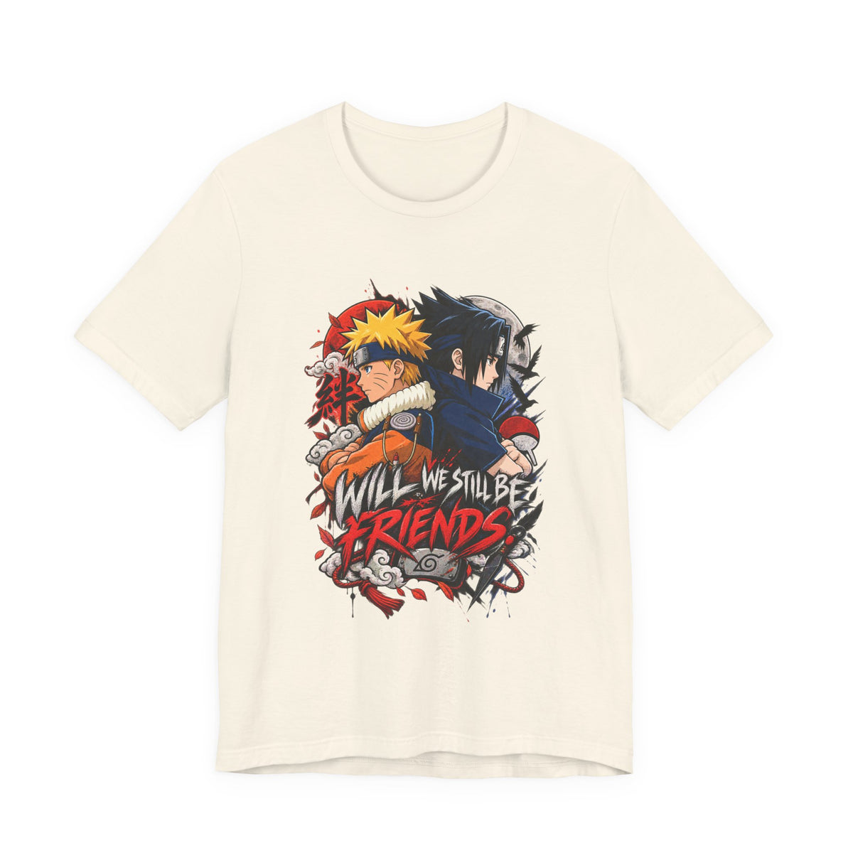 Anime Friendship Tee — "Will We Still Be Friends" Graphic T-Shirt