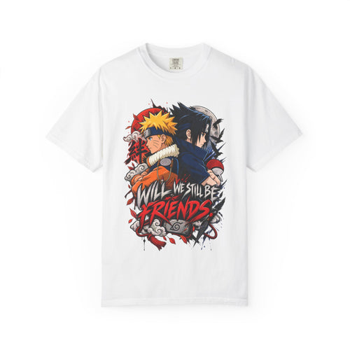 Anime Naruto Sasuke "Will We Still Be Friends" T-Shirt