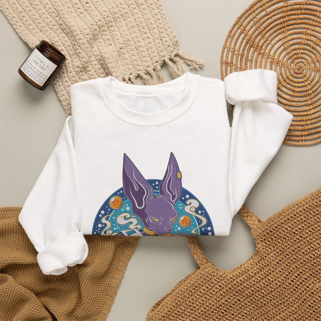 Beerus & Ramen Graphic Sweater