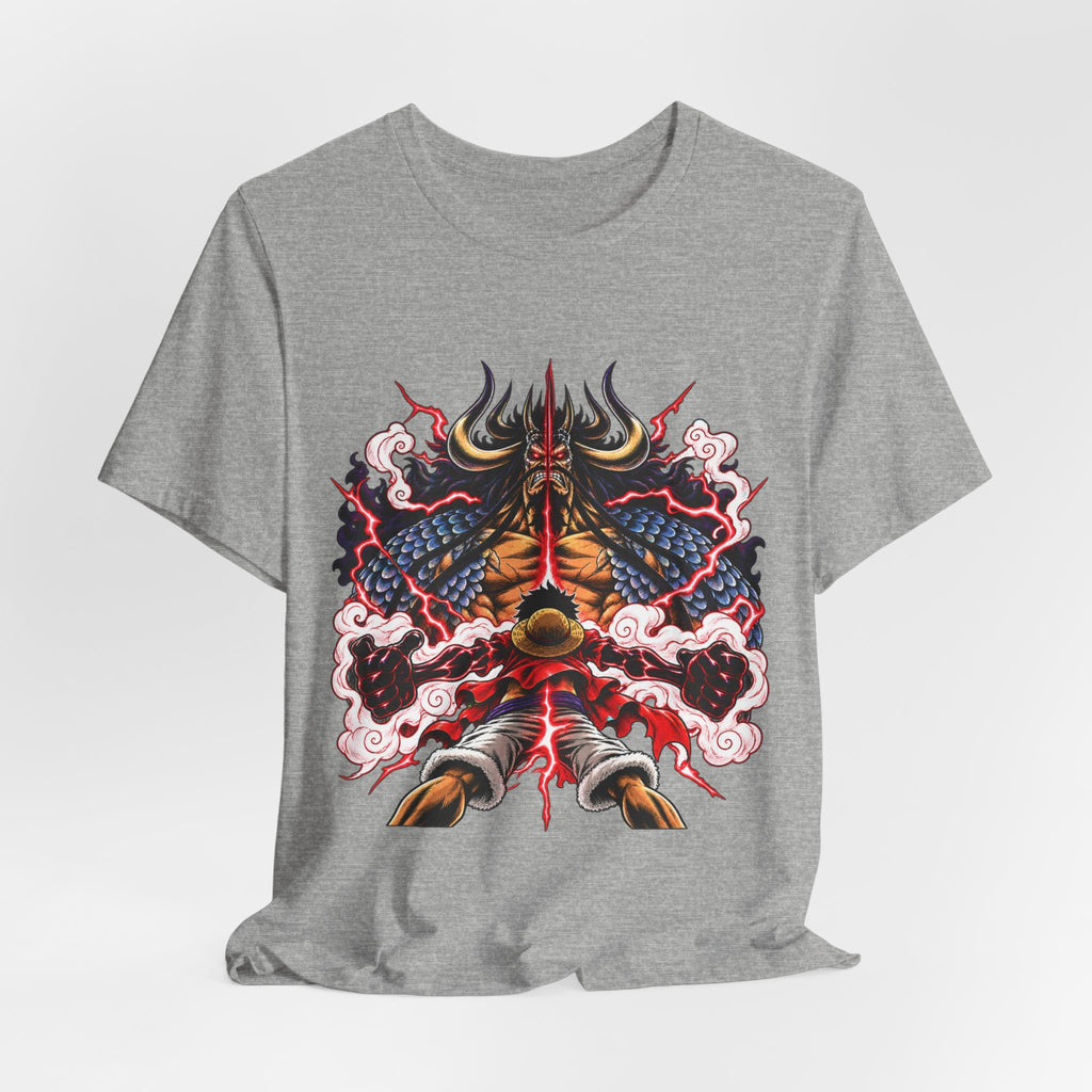 Samurai Demon Mask T‑Shirt — Japanese Oni Warrior Graphic Tee