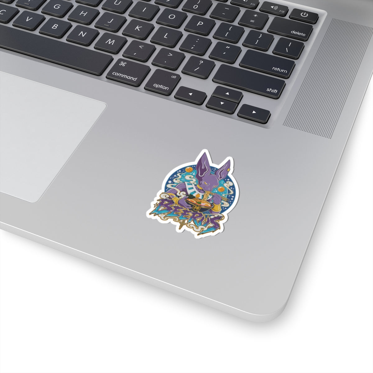 Beerus & Ramen Sticker | Kiss-Cut