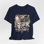 Horror Icons Collage Tee — Vintage Slasher Movie Graphic T-Shirt