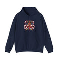 Psychedelic Dragon Mask Hoodie - Vibrant Asian-Inspired Graphic Sweatshirt
