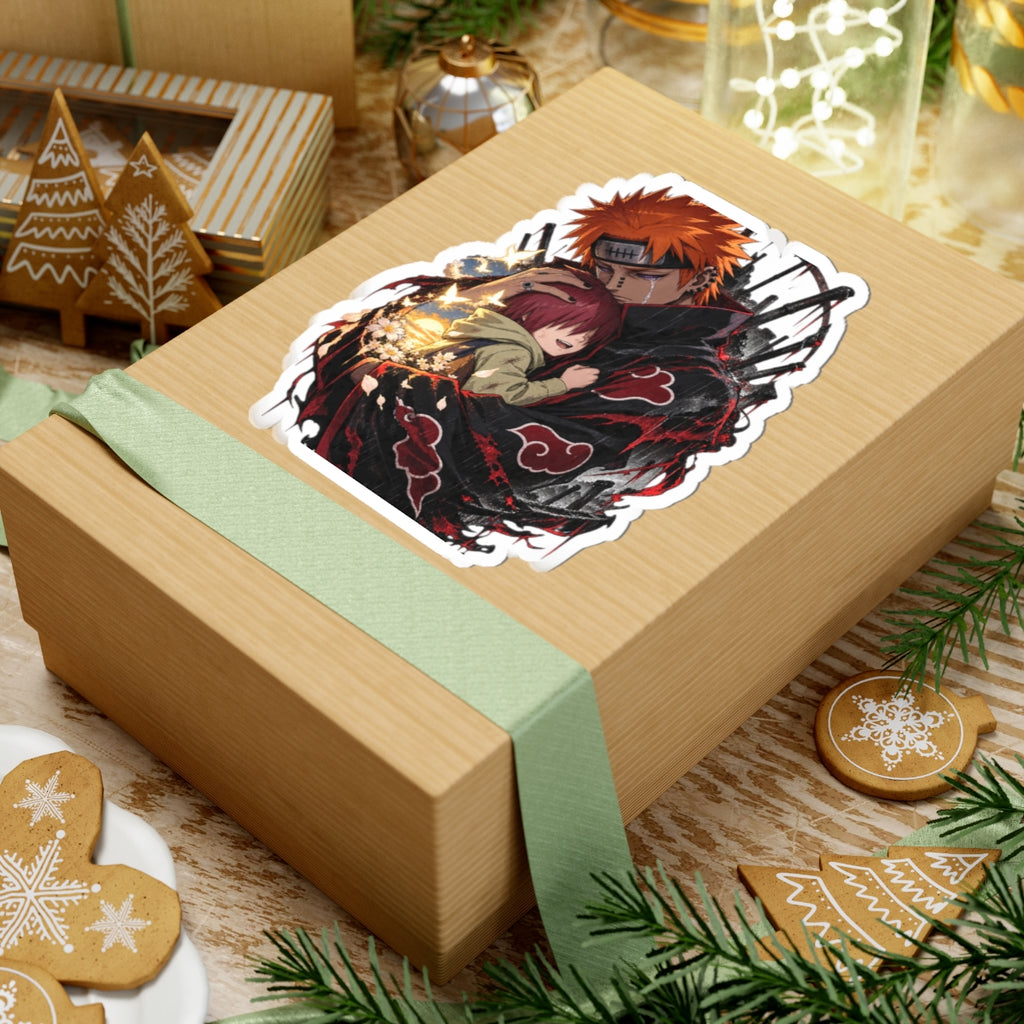 Naruto’s Pain Embrace sticker — Akatsuki Tribute Kiss-Cut Decal