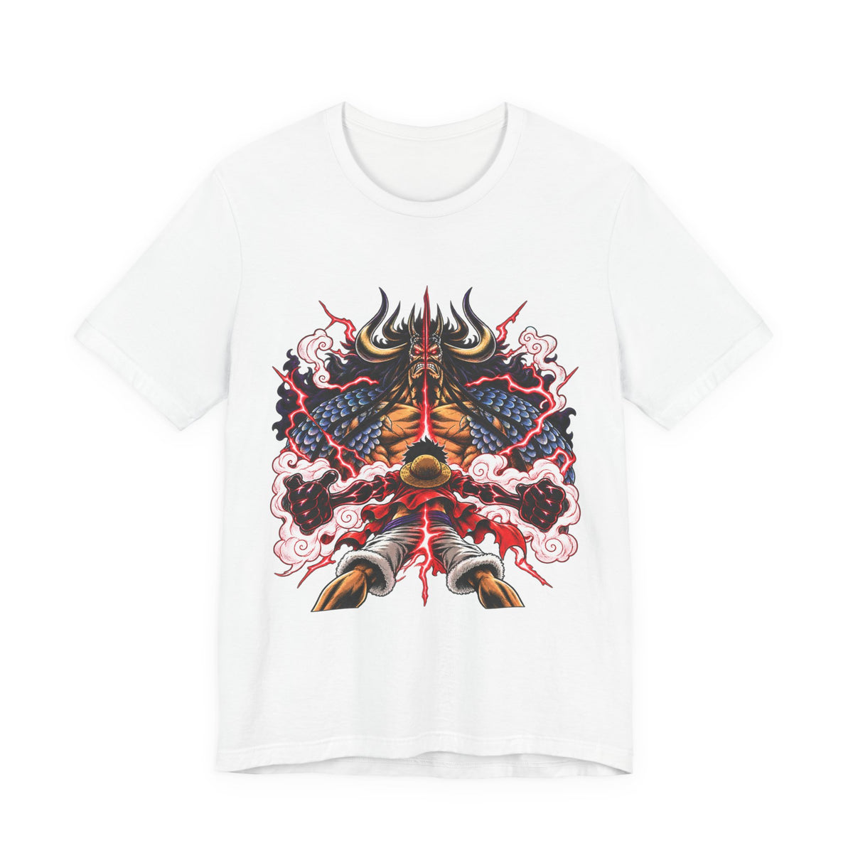 Samurai Demon Mask T‑Shirt — Japanese Oni Warrior Graphic Tee