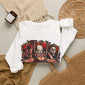 Horror Movie Villains Crewneck Sweatshirt — Classic Collage
