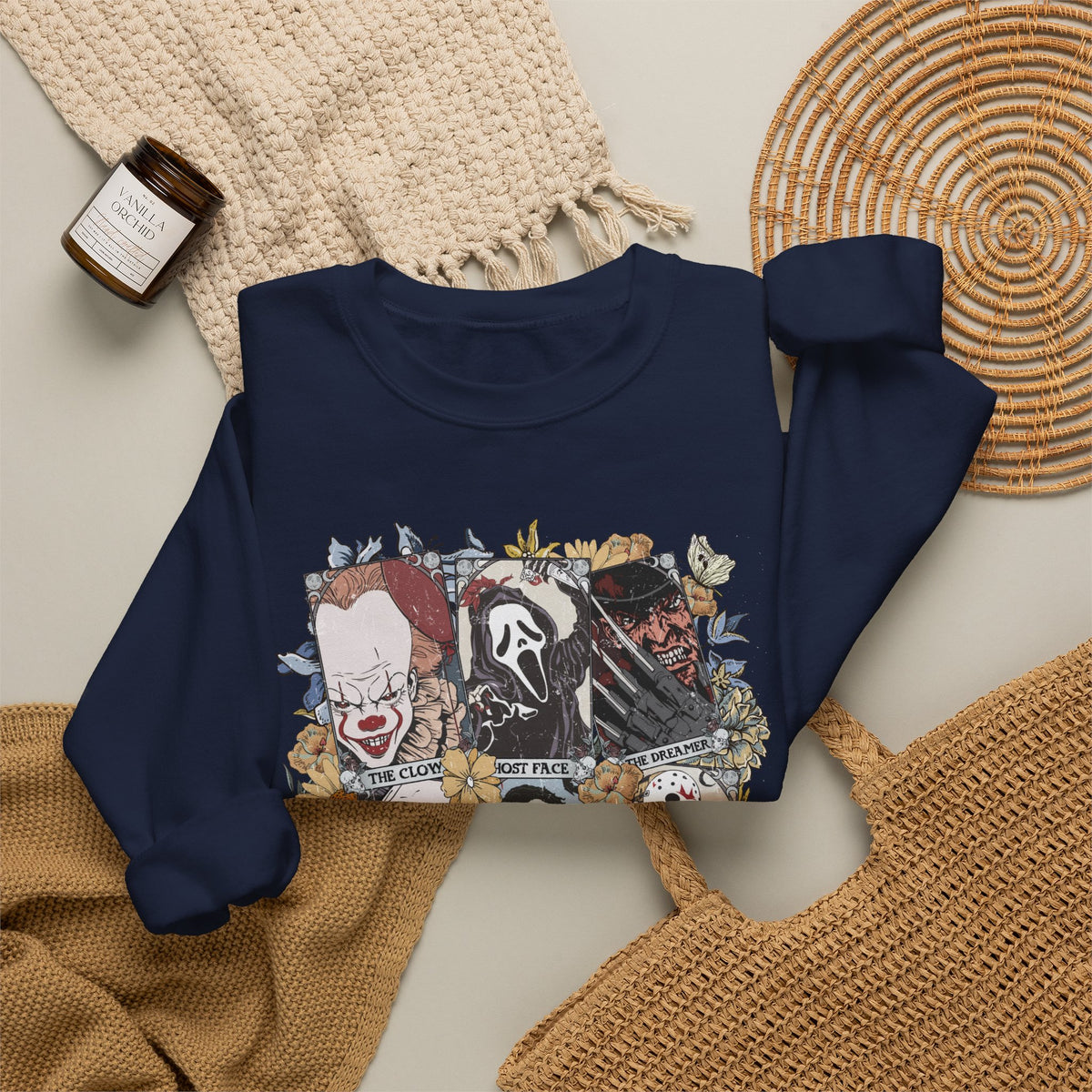 Horror Movie Icons Crewneck Sweatshirt