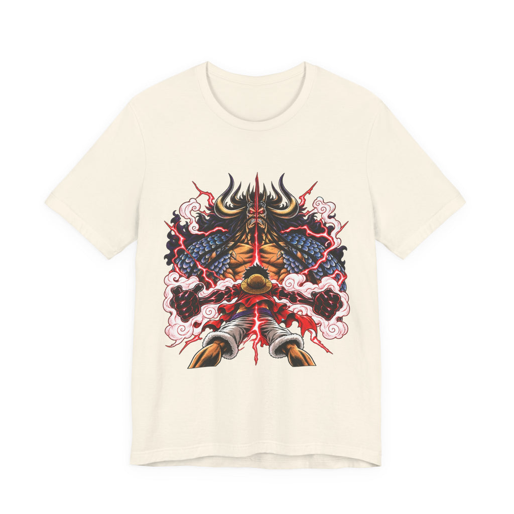 Samurai Demon Mask T‑Shirt — Japanese Oni Warrior Graphic Tee