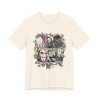 Horror Icons Collage Tee — Vintage Slasher Movie Graphic T-Shirt