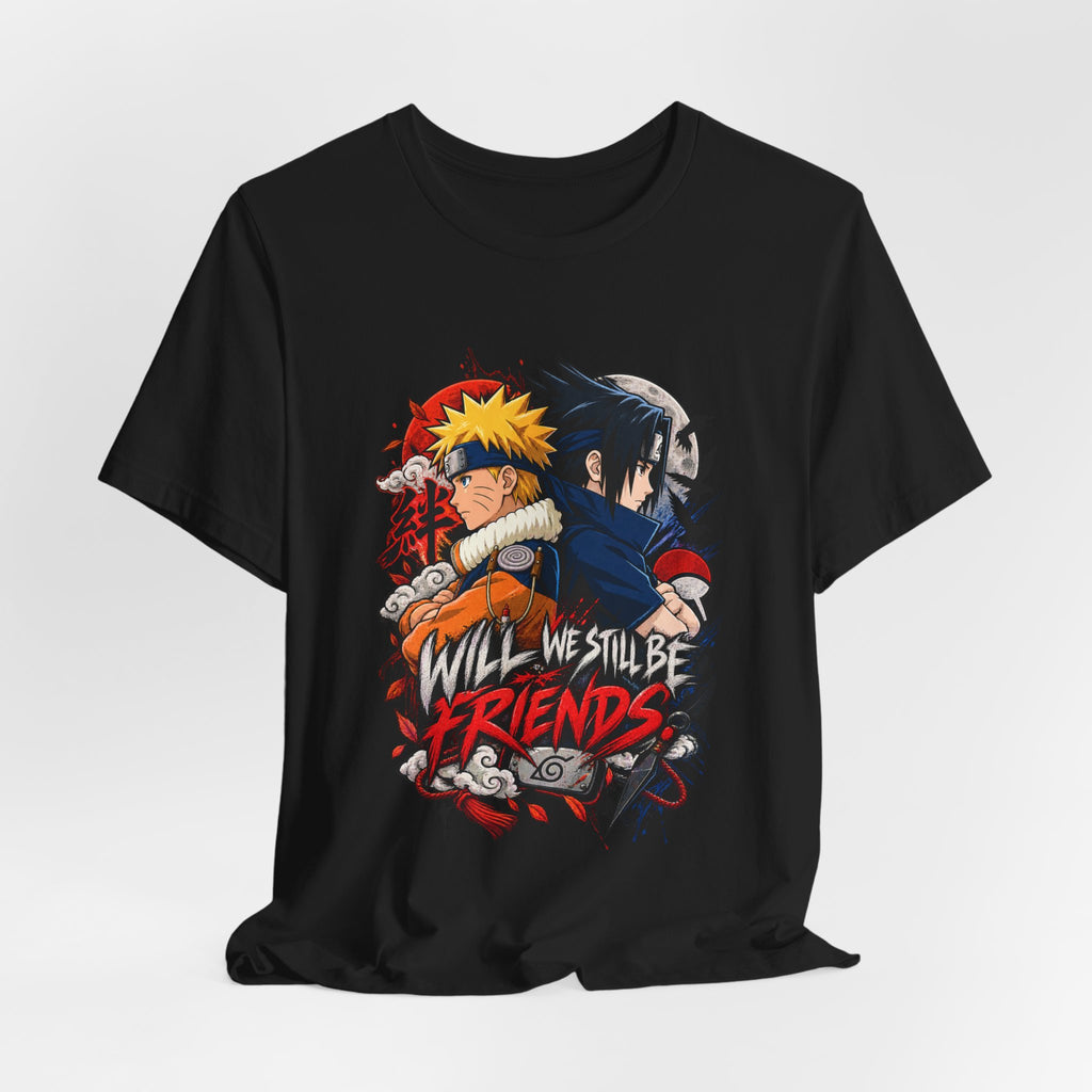 Anime Friendship Tee — "Will We Still Be Friends" Graphic T-Shirt