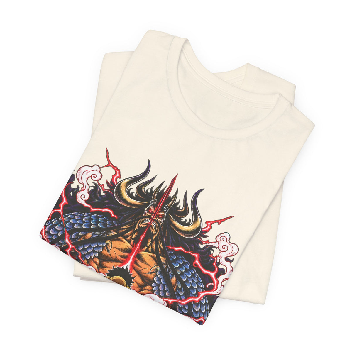 Samurai Demon Mask T‑Shirt — Japanese Oni Warrior Graphic Tee
