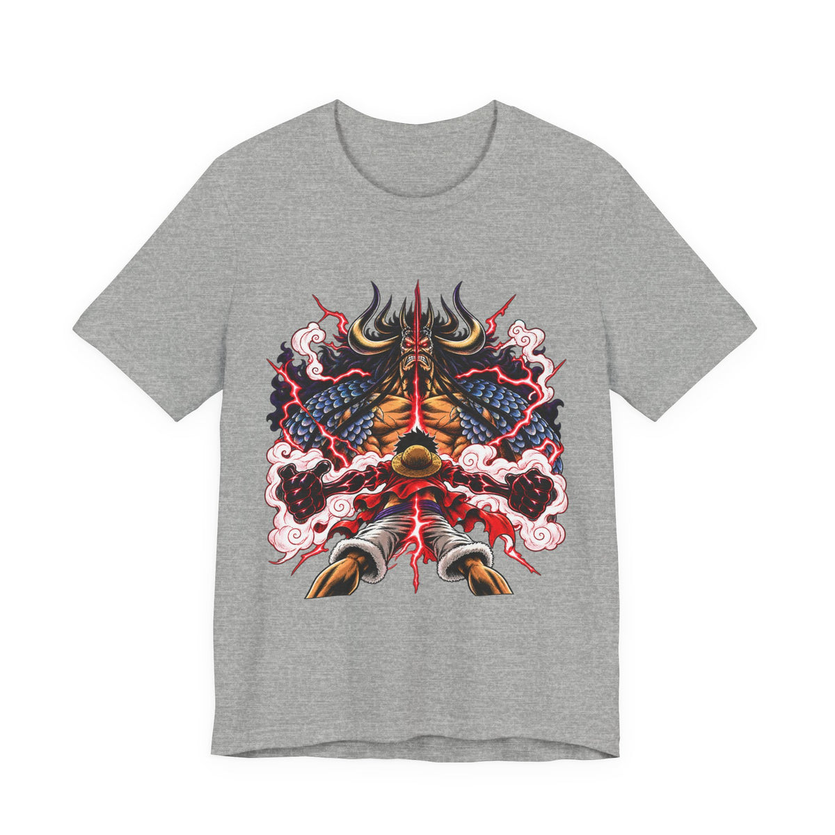 Samurai Demon Mask T‑Shirt — Japanese Oni Warrior Graphic Tee