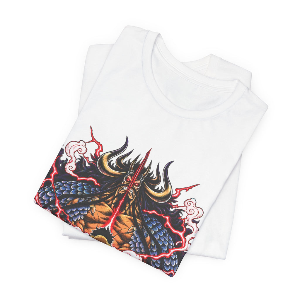 Samurai Demon Mask T‑Shirt — Japanese Oni Warrior Graphic Tee