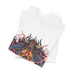 Samurai Demon Mask T‑Shirt — Japanese Oni Warrior Graphic Tee