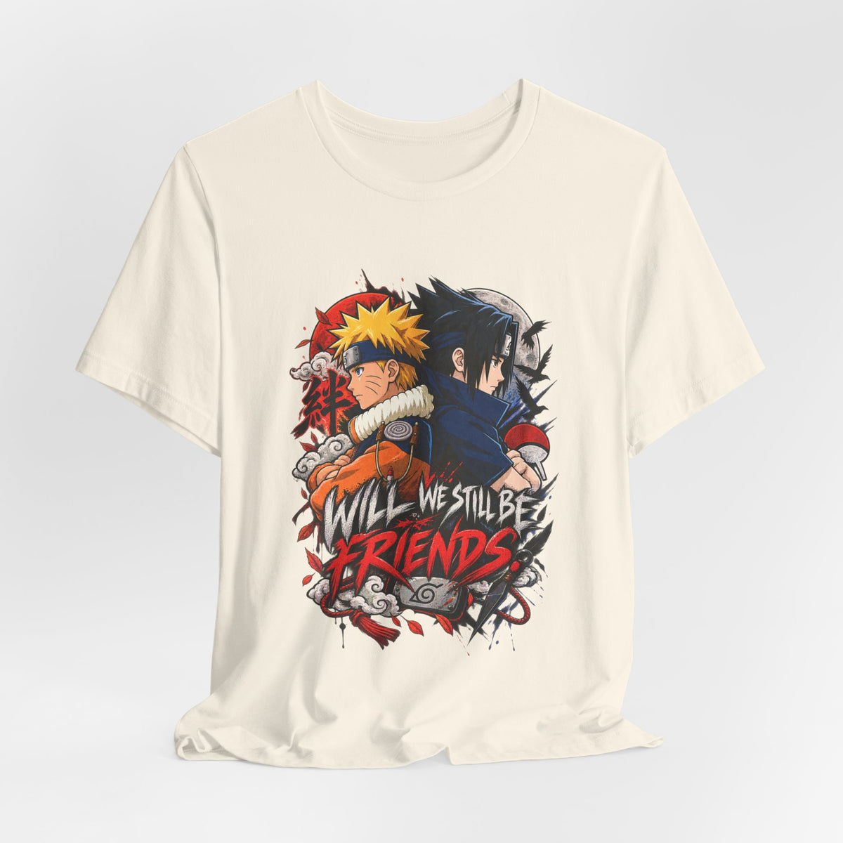 Anime Friendship Tee — "Will We Still Be Friends" Graphic T-Shirt