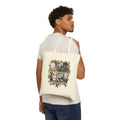 Horror Icons Collage Tote Bag — Vintage Slasher Movie Character Canvas Tote