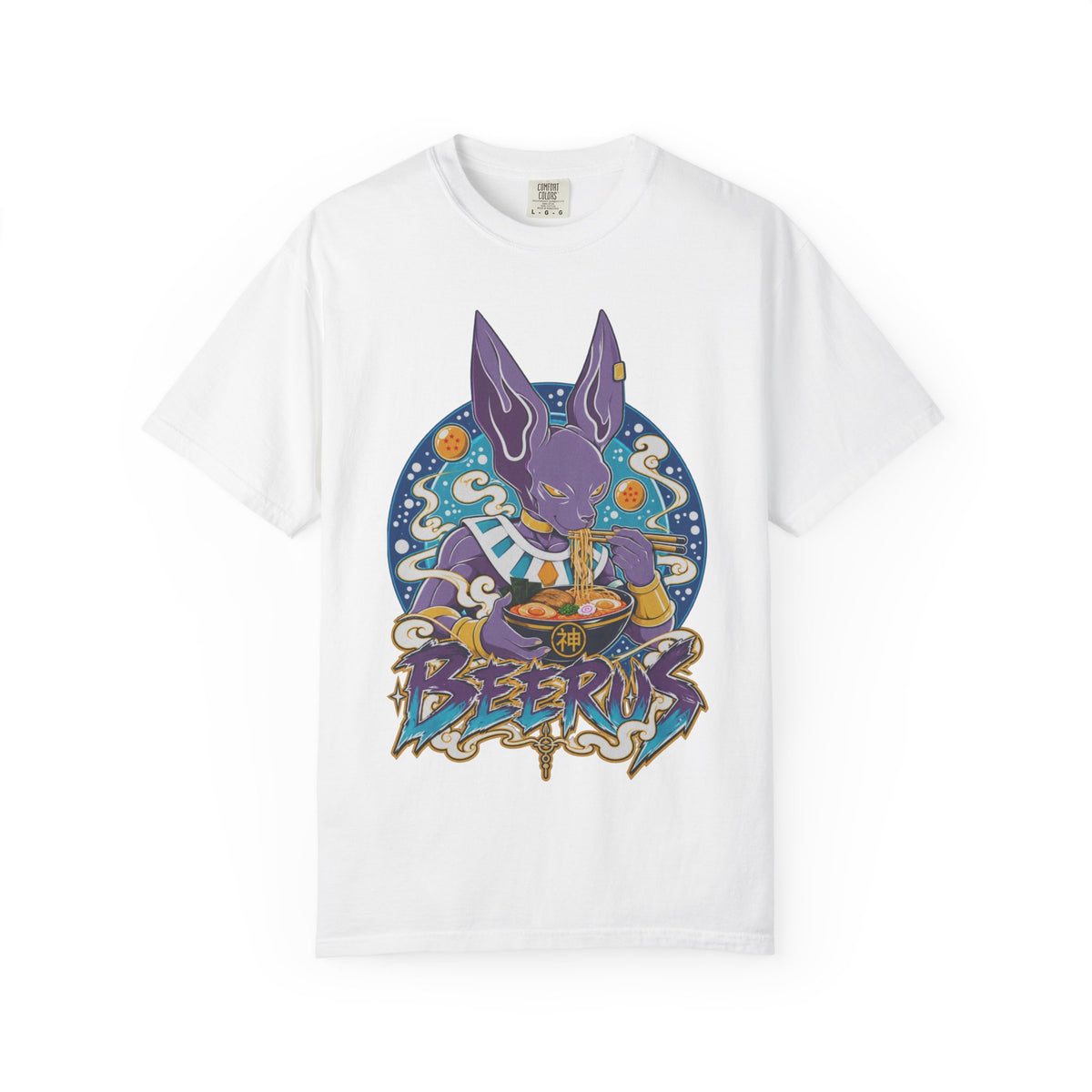 Beerus & Ramen Graphic T-shirt