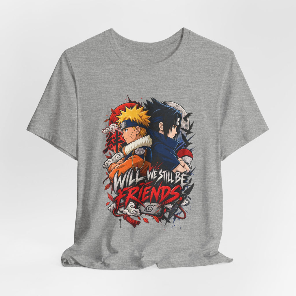 Anime Friendship Tee — "Will We Still Be Friends" Graphic T-Shirt