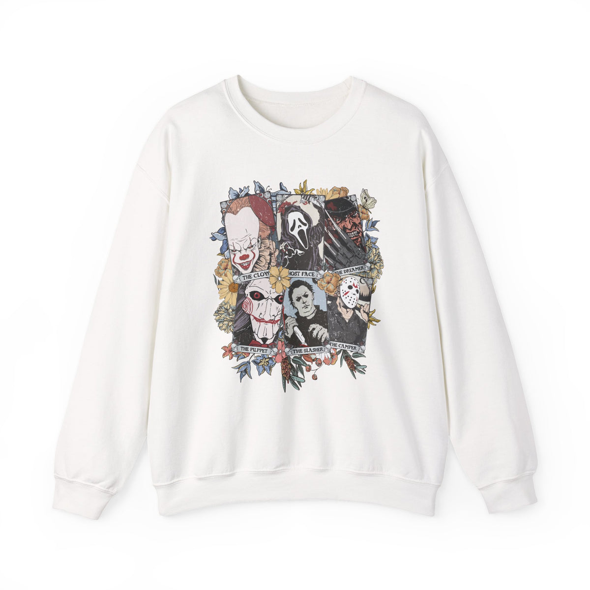 Horror Movie Icons Crewneck Sweatshirt