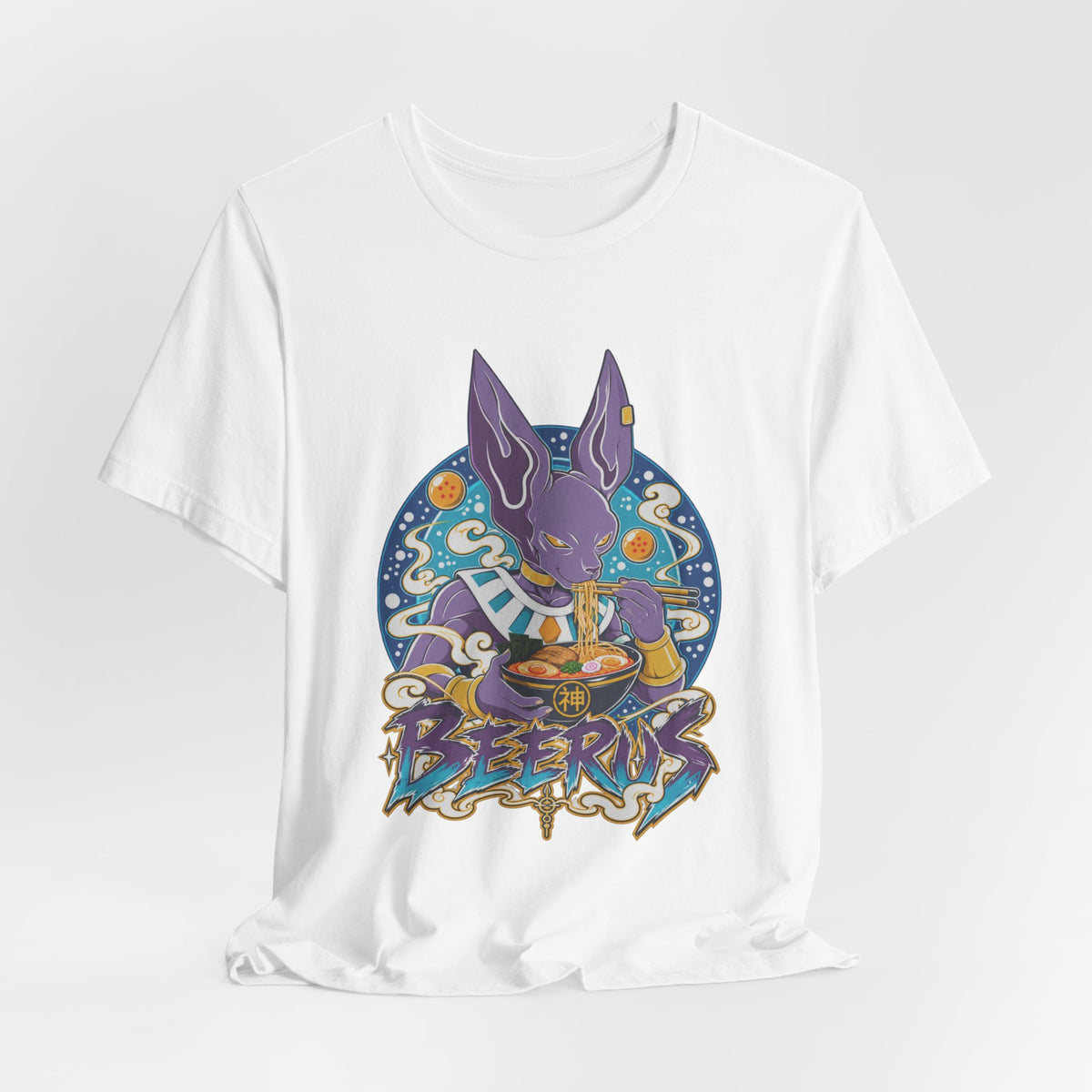 Beerus & Ramen Graphic T-shirt