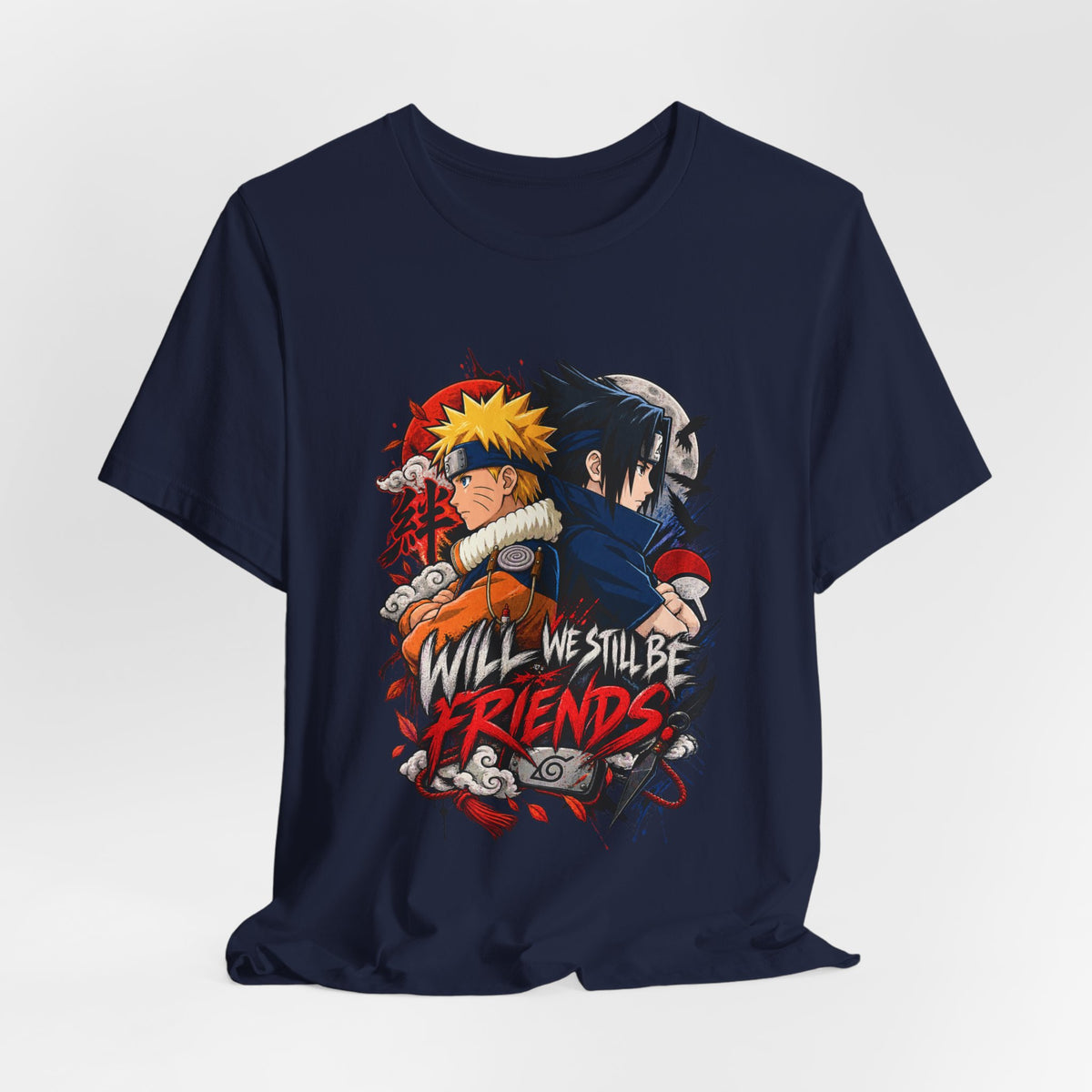 Anime Friendship Tee — "Will We Still Be Friends" Graphic T-Shirt
