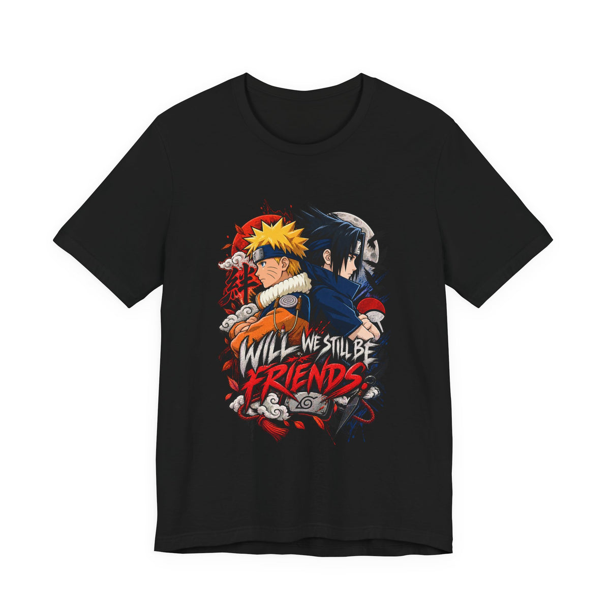 Anime Friendship Tee — "Will We Still Be Friends" Graphic T-Shirt