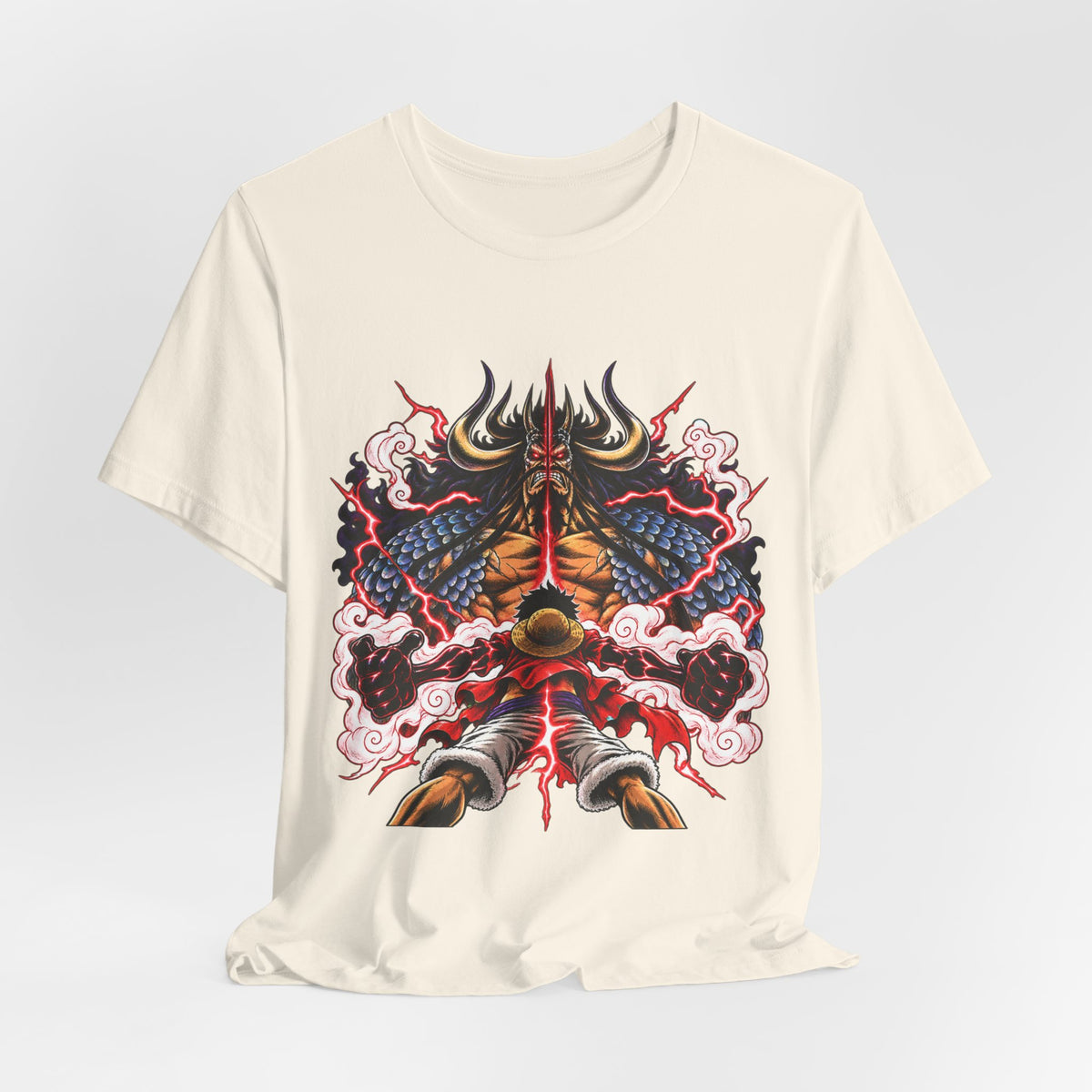 Samurai Demon Mask T‑Shirt — Japanese Oni Warrior Graphic Tee