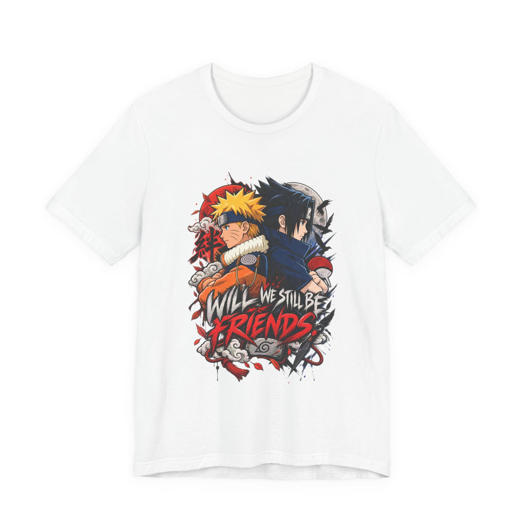 Anime Friendship Tee — "Will We Still Be Friends" Graphic T-Shirt