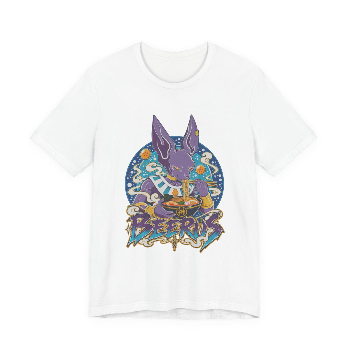 Beerus & Ramen Graphic T-shirt